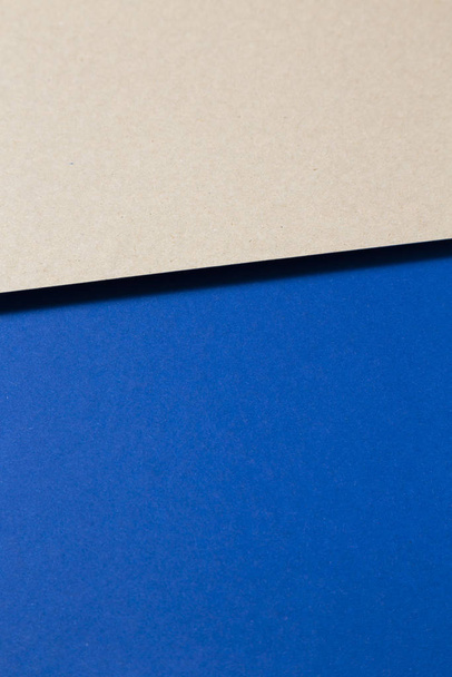 Colore carta per sfondo. Astratto sfondo di carta color pastello texture minimalismo in blu e grigio
. - Foto, immagini