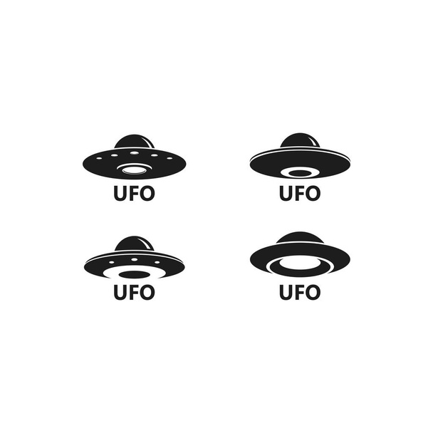Ufo vector logo template illustratie  - Vector, afbeelding