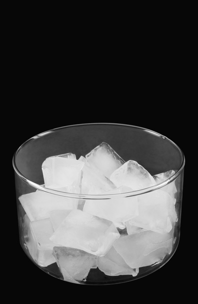 Ice cubes in a bowl - Foto, Imagem