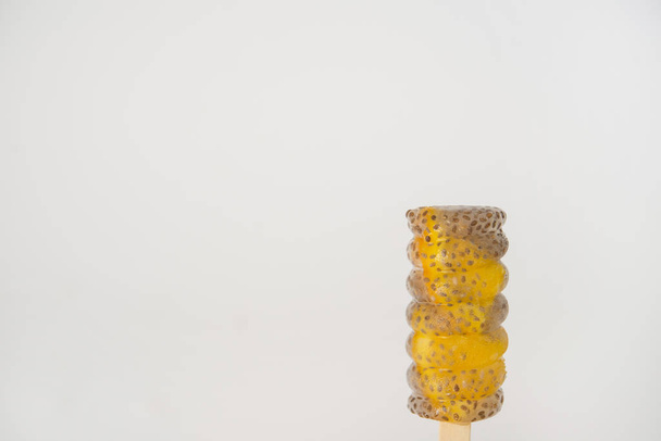 Popsicle chia and citrus - Foto, afbeelding
