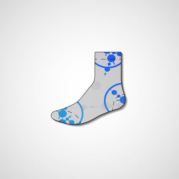 abstraktní ilustrace na ponožky - Vektor, obrázek