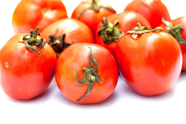 close up of tomato isolated on white - Valokuva, kuva