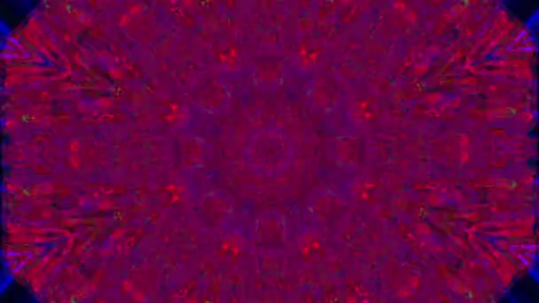 Ψυχεδελικά fractals καλειδοσκόπιο, πολύχρωμα γραφικά κίνησης για αφηρημένα έργα. - Πλάνα, βίντεο