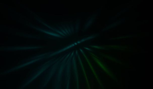 Partículas de luz en movimiento, creando una explosión de rayos multicolores brillantes sobre un fondo negro. Fondo de pantalla luces de brillo energético
. - Foto, Imagen