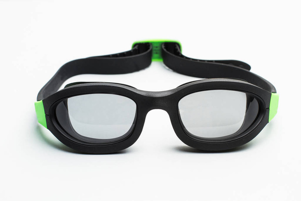 Swimming goggles in a cut out view - Photo, Image