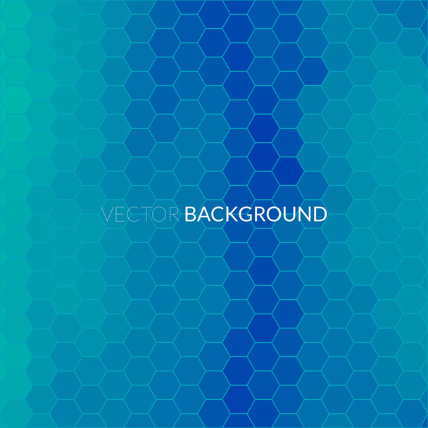 Digital hexagon pixel mosaic background - Vetor, Imagem