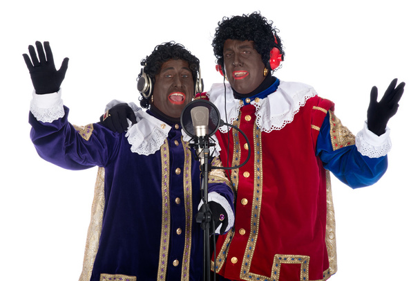 Zwarte Piet canta
 - Foto, immagini