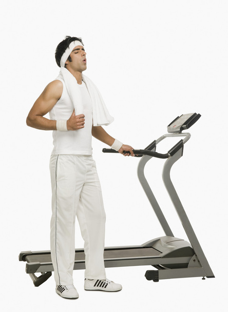 Man looking tired after exercise - Photo, Image