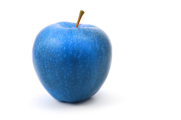 blauwe apple - Foto, afbeelding
