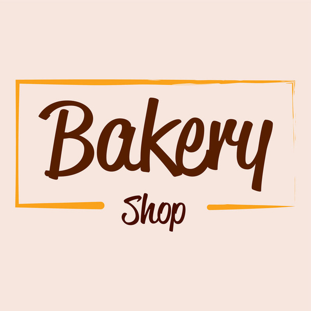 Bakery logo design - Vektör, Görsel
