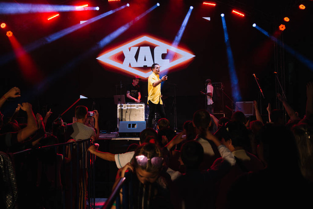 Actuación del grupo HAC en Cherkassy, Ucrania el 24 de agosto de 2018
. - Foto, Imagen