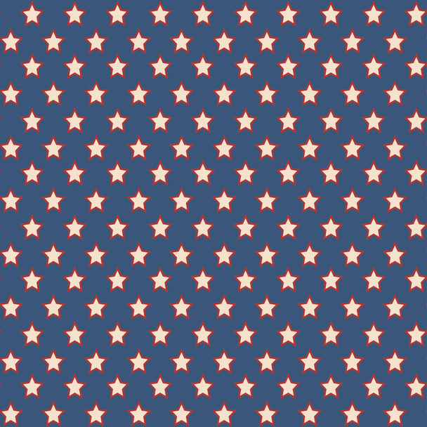 American stars seamless pattern - Vektor, kép