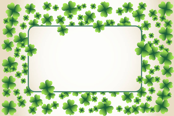 Saint Patrick's Day frame background - Vecteur, image