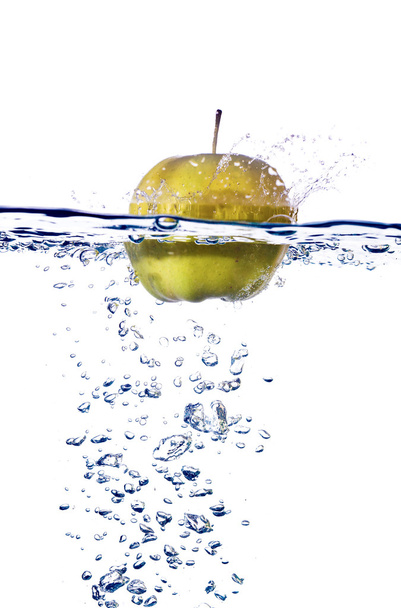 Apple splash in water - Photo, image