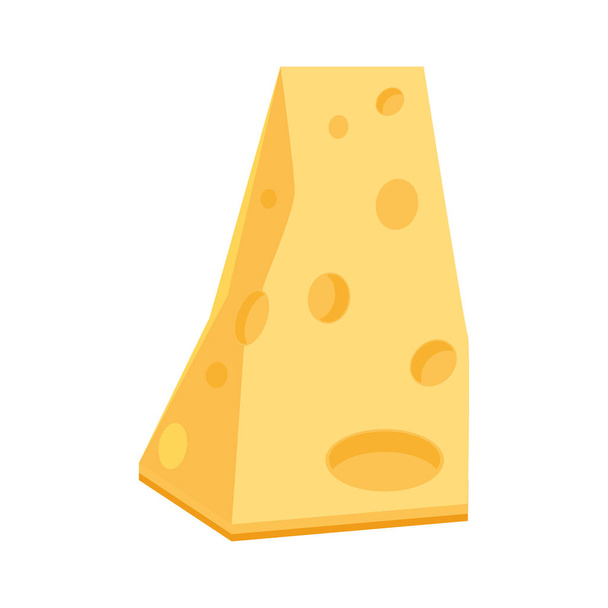 Stück Käse Design - Vektor, Bild