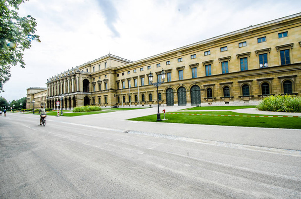 Front face of the Residenz, Munich, Bavaria, Germany, Europe - 写真・画像
