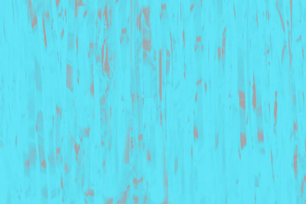 Aquamarine aqua turquoise background with coral color stripes. Abstract background - Photo, Image