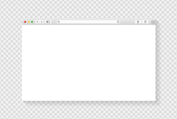 Modern browser window design isolated - Vector, Image