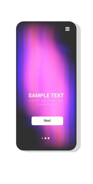 dynamical colored forms abstract background gradient banner fluid color template modern graphic elements smartphone screen online mobile app copy space vertical - Vector, afbeelding