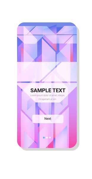 dynamical colored forms abstract background gradient banner fluid color template modern graphic elements smartphone screen online mobile app copy space vertical - Vector, afbeelding