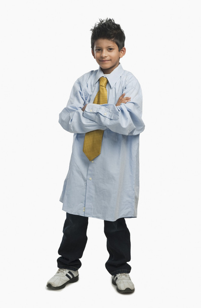 Мальчик, одетый как бизнесмен
 - Фото, изображение