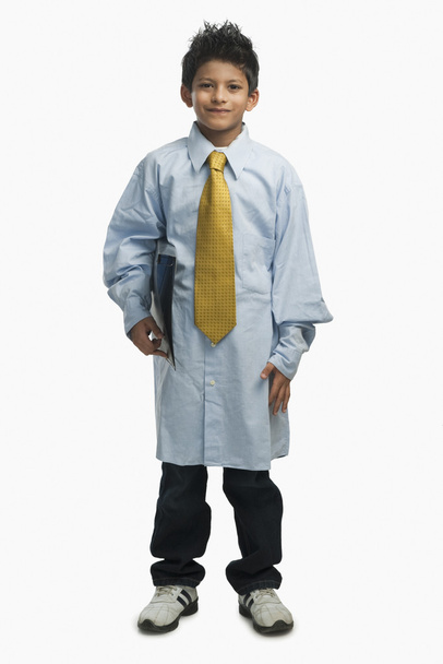 Boy dressed as a businessman - Zdjęcie, obraz