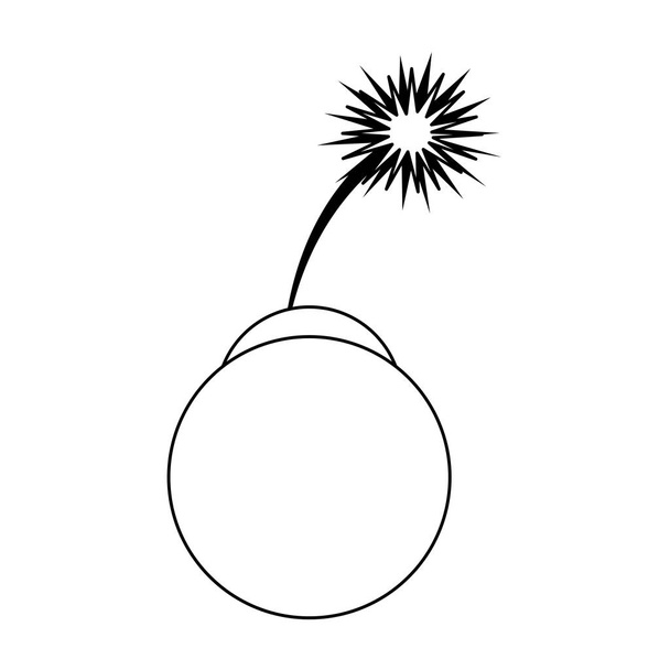 icono de bomba de explosión
 - Vector, Imagen