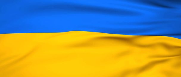Ukraine flag symbol goverment patriot nation - Φωτογραφία, εικόνα