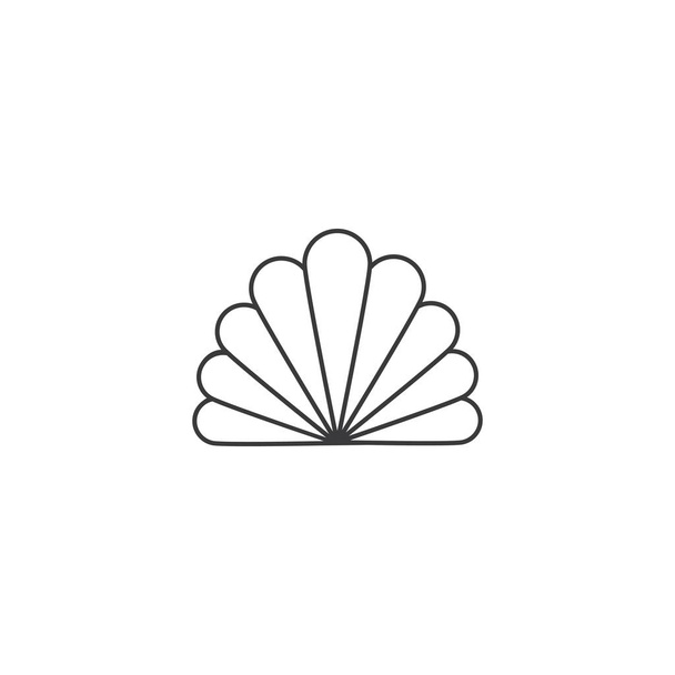 Icono de Shell Vector Diseño de ilustración Logotipo
  - Vector, imagen