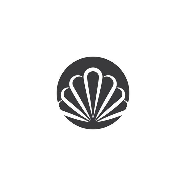 Shell ikon Vector Illusztráció tervezés Logo  - Vektor, kép