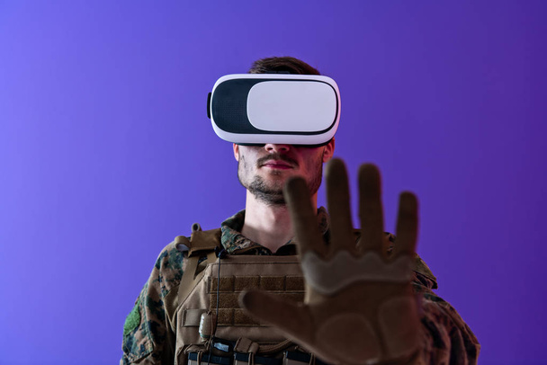 soldier virtual reality - Foto, Bild