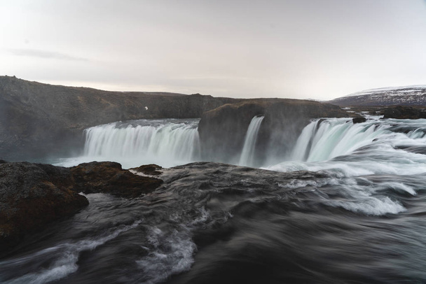 Godafoss the waterfall of the gods in Iceland - Zdjęcie, obraz