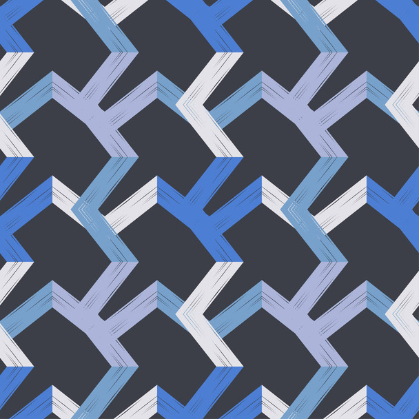 Zigzag. Ethnic boho ornament. Seamless pattern. Tribal motif. Vector illustration for web design or print. - Vektori, kuva
