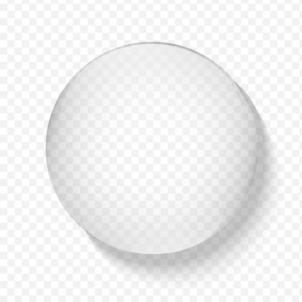 Przezroczyste szkło. Biała perła, bańka mydlana wody, błyszcząca kula błyszczący realistyczne projektowanie elementów - Wektor, obraz