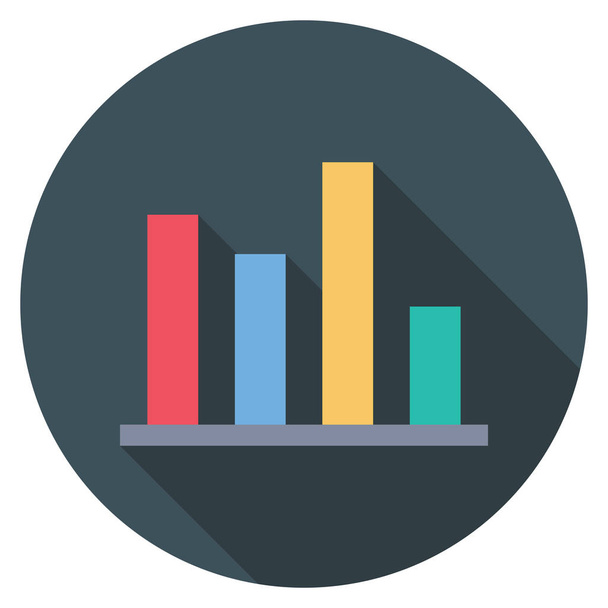Management Flat icon for analytics & statistics  - Vector, Image