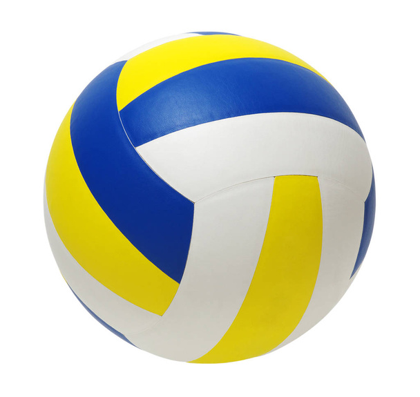 Волейбольный мяч изолирован на белом  - Фото, изображение