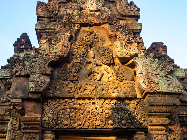 Banteay Szech - индуистский искушение, посвященное Шиве в Ангкоре, Камбоджа
 - Фото, изображение