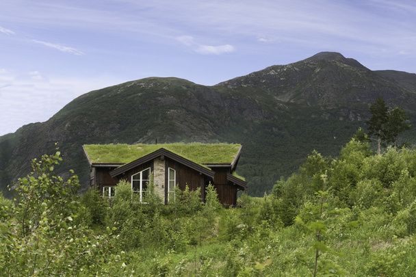 Ferienhaus in den Bergen - Foto, Bild