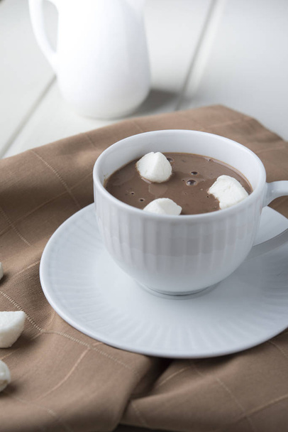 Cocoa drink with marshmallows - Фото, изображение