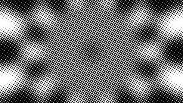 Polotónování mnoha teček, počítačově generované abstraktní pozadí, 3D vykreslování pozadí s optickým efektem iluze - Záběry, video