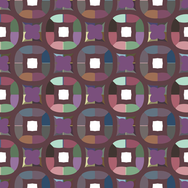 ilustración vectorial del patrón geométrico abstracto sin fisuras  - Vector, Imagen