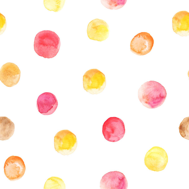 Watercolor abstract seamless pattern - 写真・画像