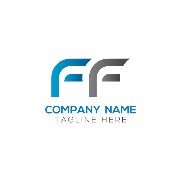 Logo inicial de FF Letter Linked. Carta Creativa FF Modern Business Logo Vector Template. Diseño de Logo FF
 - Vector, imagen