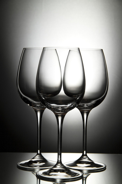 vaso de vino vacío - Foto, Imagen