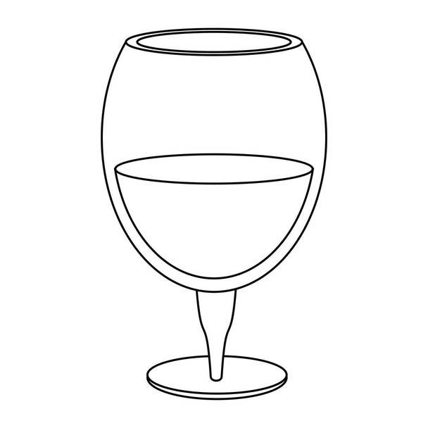 icono de copa de vino imagen
 - Vector, Imagen