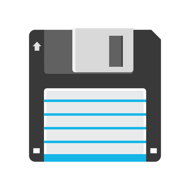 Vector Diskette Icon - Vektor, kép