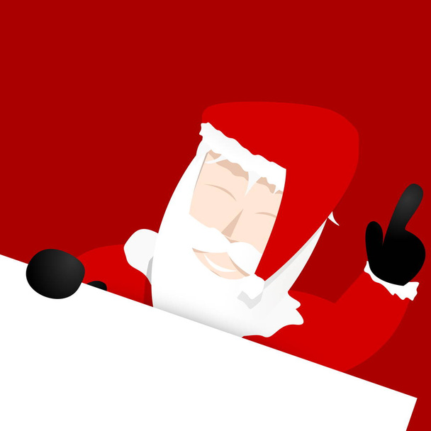 Santa Klaus praat met je. - Foto, afbeelding