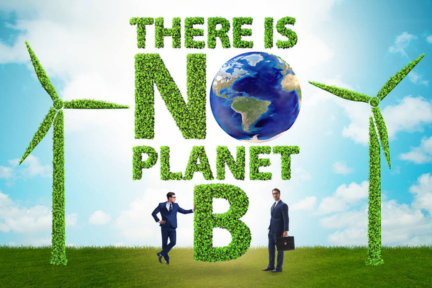 Ecological concept - there is no planet b - Photo, Image