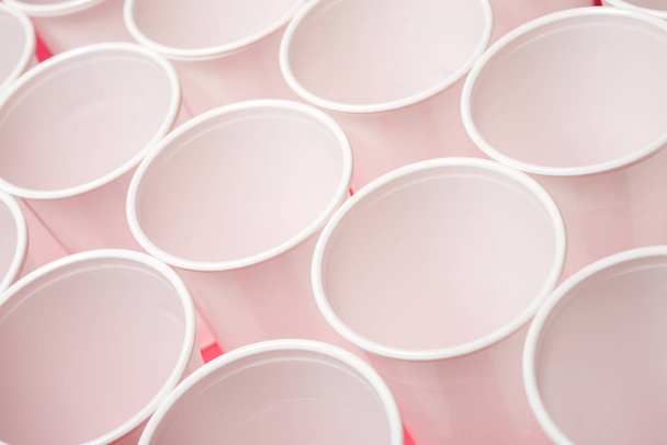 Disposable cups view - Foto, Imagem