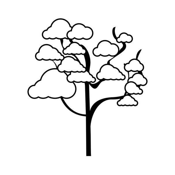 tree flat icon image - Vector, Image